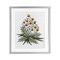 Stupell Industries Yellow Leafy Wild Flowers Framed Print Under Glass, design by Cecilia Battaini
